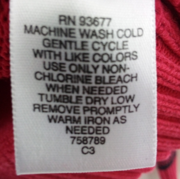 Liz Claiborne Striped Sweater Red, White, and Black Size M - Picture 8 of 11